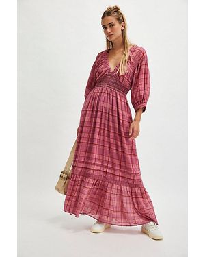 Free People Golden Hour Maxi Dress - Red