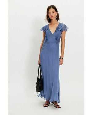 Nigel Preston Sunset Maxi Dress - Blue