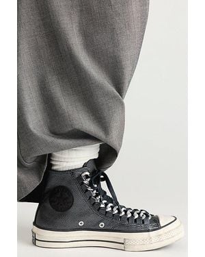 Free People Converse Chuck 70 Industrial Glam High-Top Sneakers - Gray