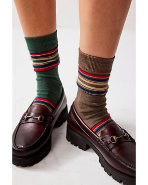 Pendleton Takima Stripe Socks - Black