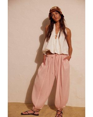 free-est Playa Party Balloon Trousers By - Natural