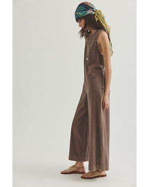 Free People Do No Wrong Jumpsuit - Brown