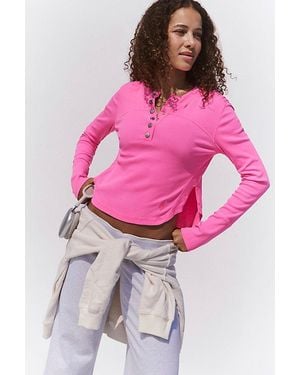 Fp Movement Cool Down Solid Crew - Pink