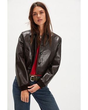 Citizens of Humanity Lola Bomber Jacket - Brown