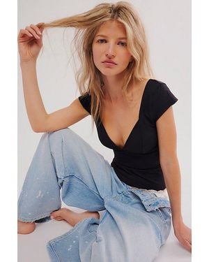 Intimately By Free People Duo Corset Cami Top - Blue