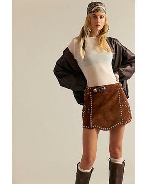 Urban Outfitters Crazy Life Skirt - Natural