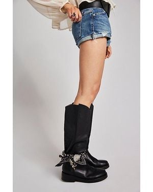 Free People We The Free Bryce Equestrian Boots - Black