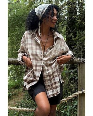 Free People We The Free Lexi Plaid Button Down - Multicolour