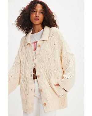 Free People Heart You Cardigan - Natural