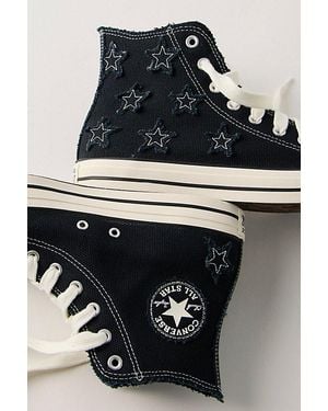 Converse Chuck Taylor All Star Distressed Stars High-Top Sneakers - Black