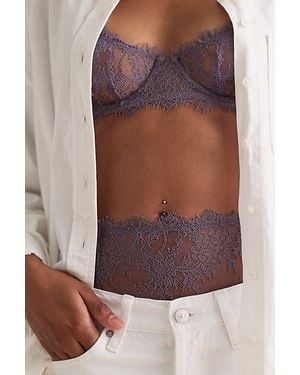 Intimately By Free People Lacebound High-Rise Thong By - Brown