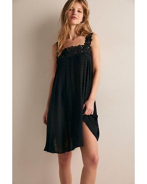 Intimately By Free People Don'T You Love It Mini Slip Dress By - Black