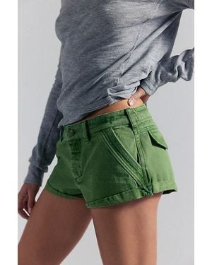 Free People Incognito Micro Shorts - Grey