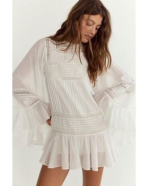 Free People Better Horizons Mini Dress - Natural