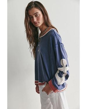 Free People You'Re A Star Tee - Blue