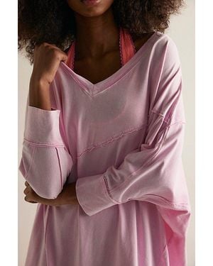 Free People Dusk To Dawn Nightie - Purple