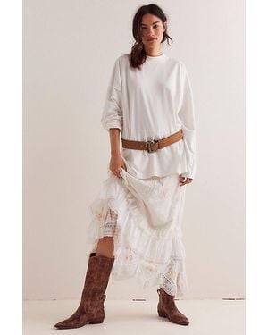 Free People We The Free Heater Tee - Natural