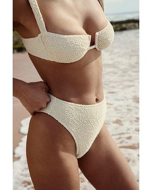 Montce Montce Paula High-Waisted Bikini Bottoms - Brown