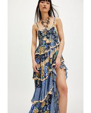 Spell X Fp Full Bloom Ruffle Dress - Blue