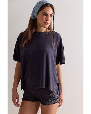 Intimately By Free People Dream Haze Pj Set - Blue