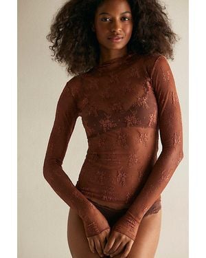 Intimately By Free People Lady Lux Layering Top By - Orange