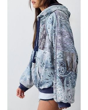 Free People Ghost Ranch Hoodie - Blue