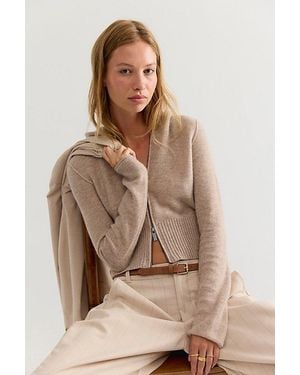 Free People Fran Cashmere Hoodie - Brown