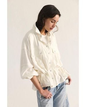 Free People We The Free Sunout Linen Top - Natural