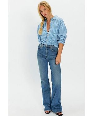 Denimist Dena Mid-Rise Flare Jeans - Blue