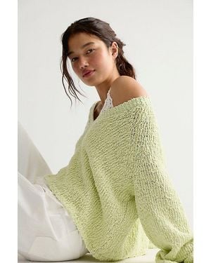 Free People Heartland Pullover By - Green