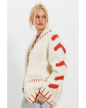 GOGO Sweaters Gogo Coyote Cardi - White