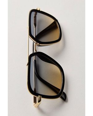 Free People Luna Classic Oversized Aviator Sunglasses - Gray