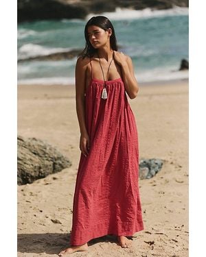 free-est Marisol Textured Cotton Maxi Dress By