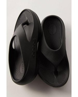 OOFOS Ooriginal Plus Flip Flops - Black