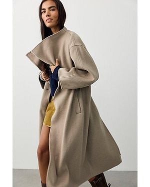 Free People Eve Coat Jacket - Brown