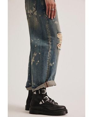 Dr. Martens 1460 Bex Buckle Boots - Blue