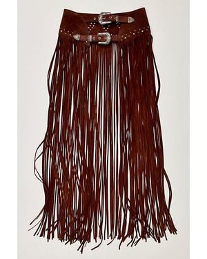 Urban Outfitters Heart Em Maxi Skirt Belt By - Red