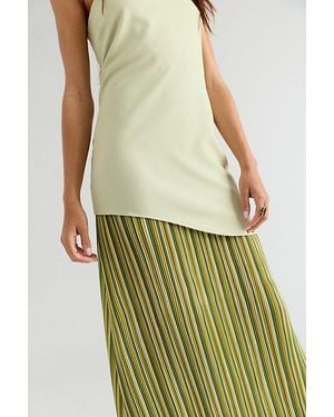Baobab Gaia Asymmetric Maxi Dress - Green