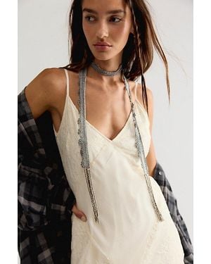 Free People Mystic Skinny Scarf - Multicolour