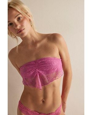 Intimately By Free People Lace Scarf Bandeau By - Pink