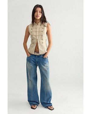 Denimist Teri Wide-Leg Jeans - Blue