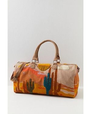 Free People New Horizons Weekender - Orange