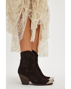 Free People Brayden Western Boots - Blue