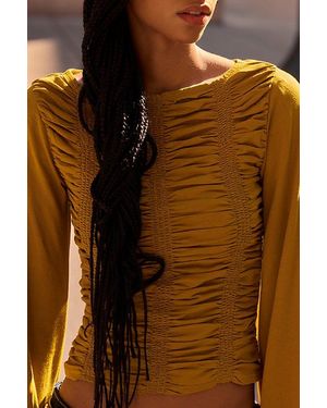 free-est Mari Top By - Brown