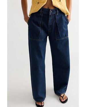 Agolde Low Curve Utility Jeans - Blue