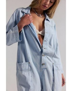 Free People Margarita Jumpsuit - Blue