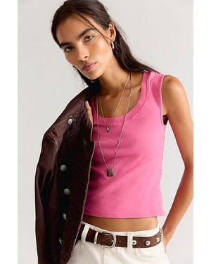 Free People Ballad Reversible Tank Top - Pink