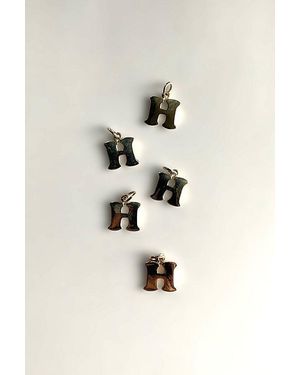 SharpLilTeeth Vintage Sterling Letter H Initial Charm Selected By - Natural