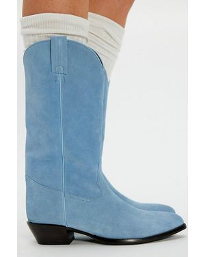 Jeffrey Campbell Willoughby Western Boots - Blue