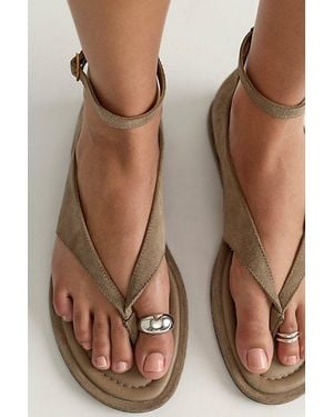 Free People Chrome Big Toe Toe Ring - Brown